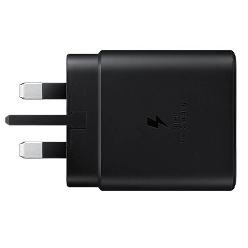 شارژر دیواری فست شارژ Samsung EP-TA845XBEGCN 3A PD 45W Type-C + کابل تبدیل تایپ سی