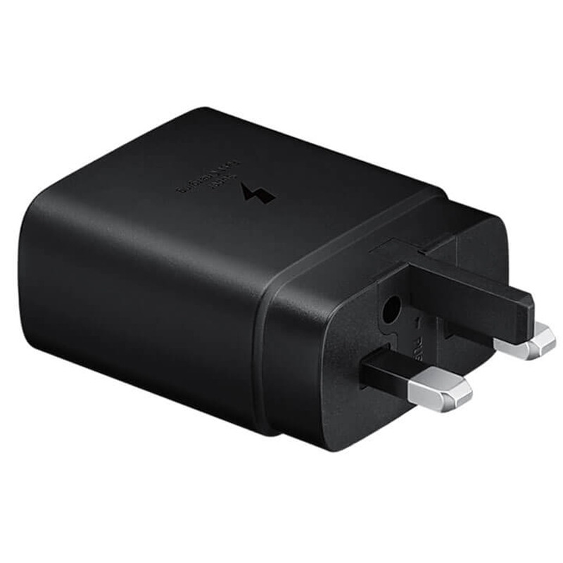 شارژر دیواری فست شارژ Samsung EP-TA845XBEGCN 3A PD 45W Type-C + کابل تبدیل تایپ سی