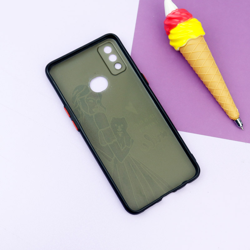 قاب فانتزی طرحدار دخترانه محافظ لنزدار + پاپ سوکت Samsung Galaxy A10s سری R