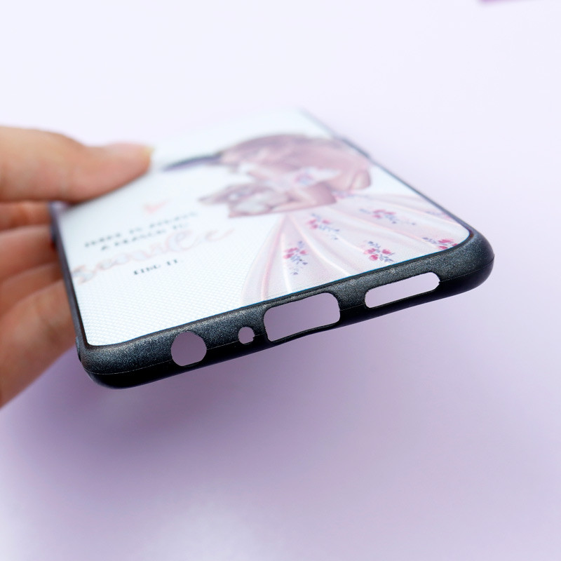 قاب فانتزی طرحدار دخترانه محافظ لنزدار + پاپ سوکت Samsung Galaxy A10s سری R