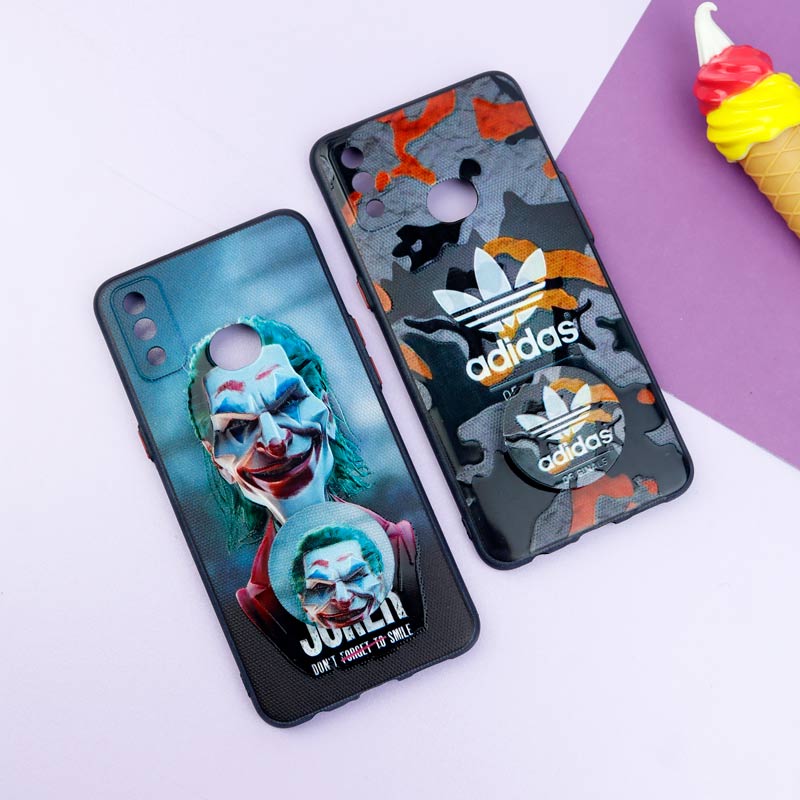 قاب فانتزی طرحدار پسرانه محافظ لنزدار + پاپ سوکت Samsung Galaxy A10s سری R