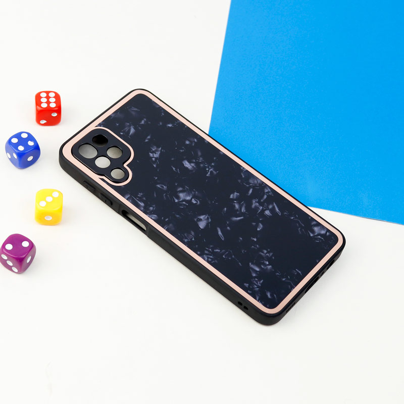 قاب محافظ لنزدار پشت گلسی طرحدار Samsung Galaxy A12 سری A