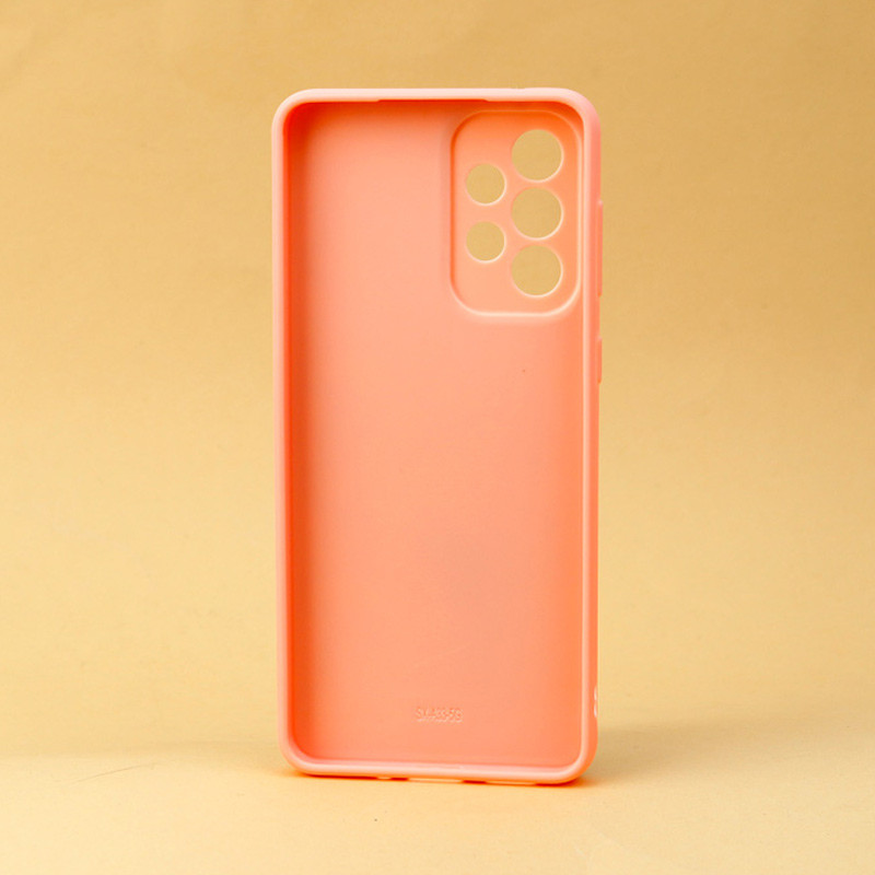 قاب محافظ لنزدار پشت گلسی طلاکوب + پاپ سوکت Samsung Galaxy A33 5G