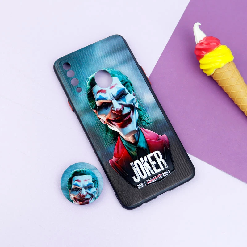 قاب فانتزی طرحدار پسرانه محافظ لنزدار + پاپ سوکت Samsung Galaxy A20s سری R