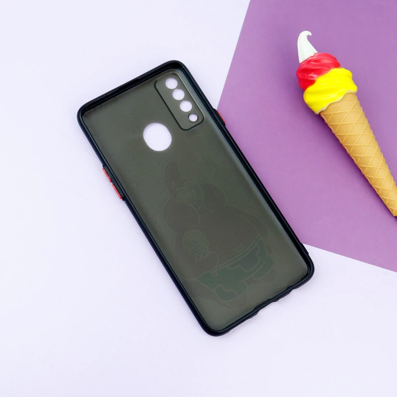 قاب فانتزی طرحدار دخترانه محافظ لنزدار + پاپ سوکت Samsung Galaxy A20s سری R