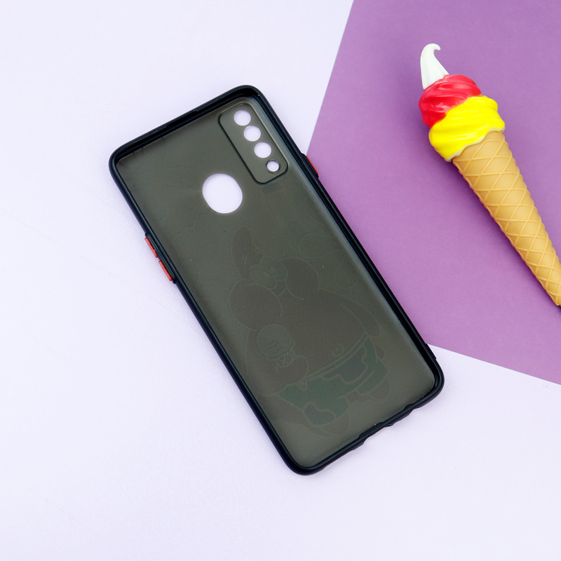 قاب فانتزی طرحدار دخترانه محافظ لنزدار + پاپ سوکت Samsung Galaxy A20s سری R