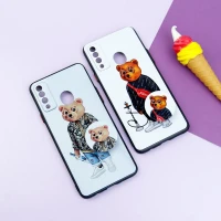 قاب فانتزی طرحدار پسرانه محافظ لنزدار + پاپ سوکت Samsung Galaxy A20s سری R