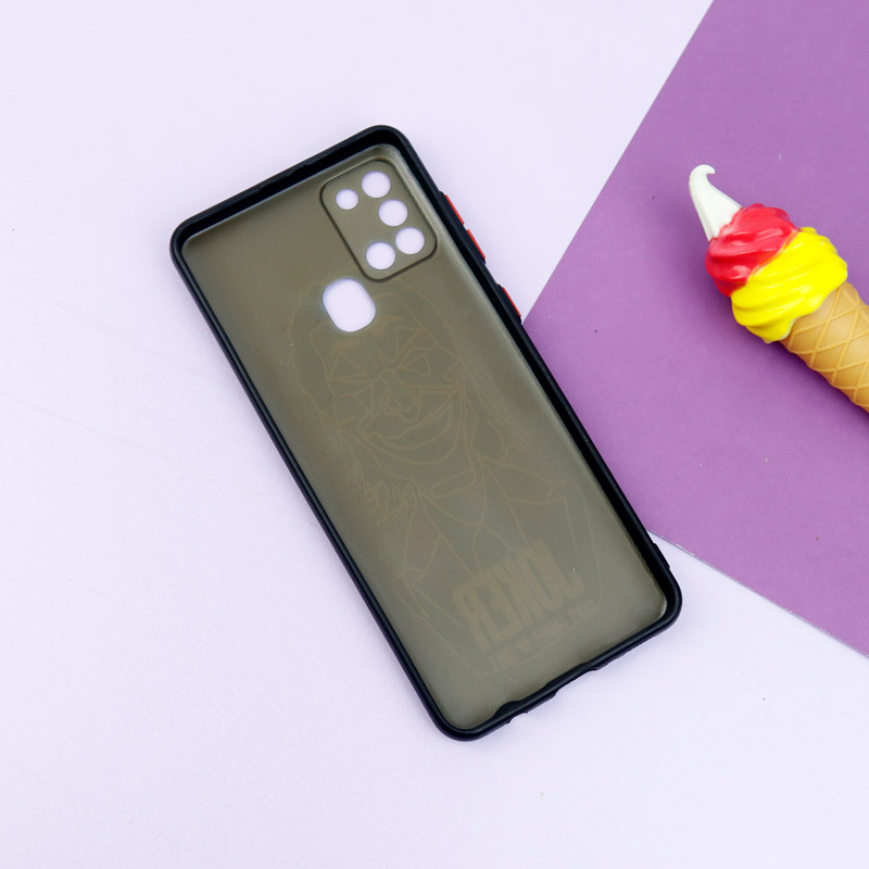 قاب فانتزی طرحدار پسرانه محافظ لنزدار + پاپ سوکت Samsung Galaxy A21s سری R