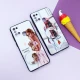 قاب فانتزی طرحدار دخترانه محافظ لنزدار + پاپ سوکت Samsung Galaxy A21s سری R