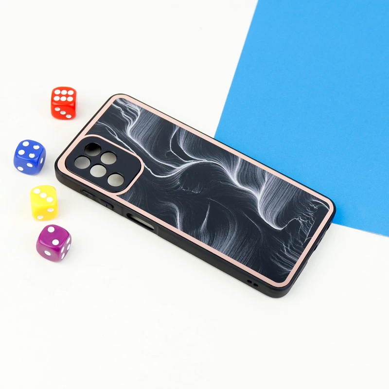 قاب محافظ لنزدار پشت گلسی طرحدار Samsung Galaxy A22 4G سری A