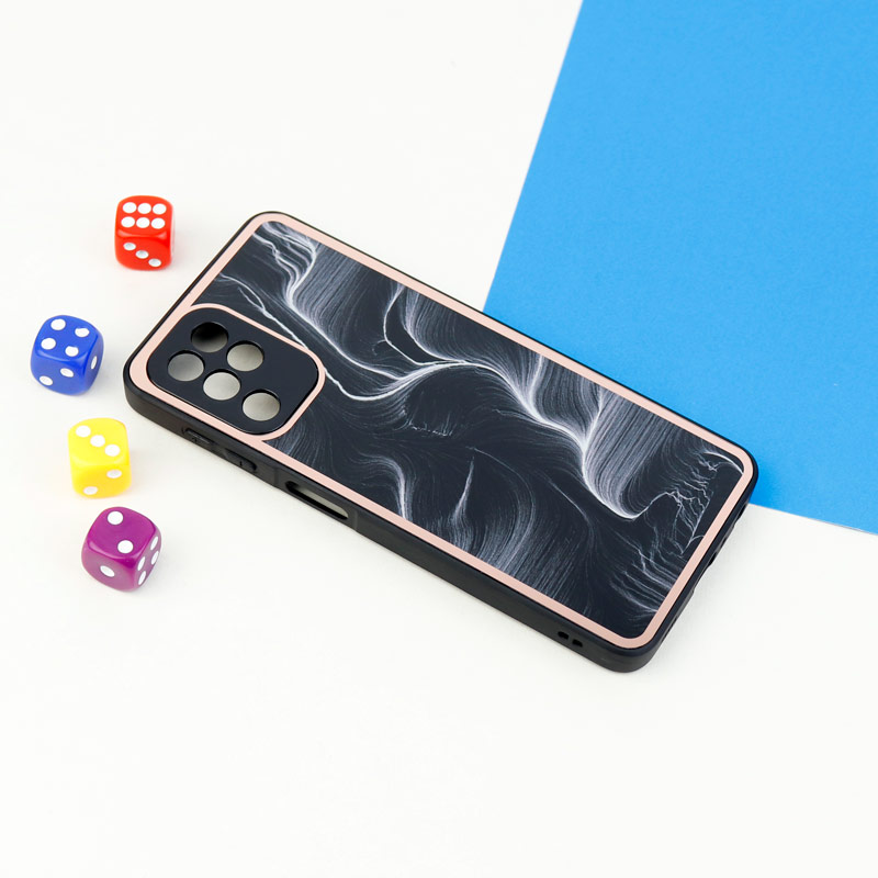 قاب محافظ لنزدار پشت گلسی طرحدار Samsung Galaxy A22 4G سری A