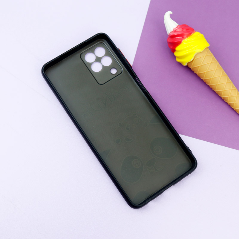 قاب فانتزی طرحدار دخترانه محافظ لنزدار + پاپ سوکت Samsung Galaxy A22 4G سری R
