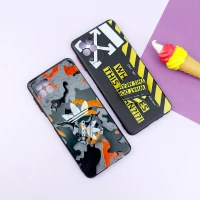 قاب فانتزی طرحدار پسرانه محافظ لنزدار + پاپ سوکت Samsung Galaxy A22 4G سری R