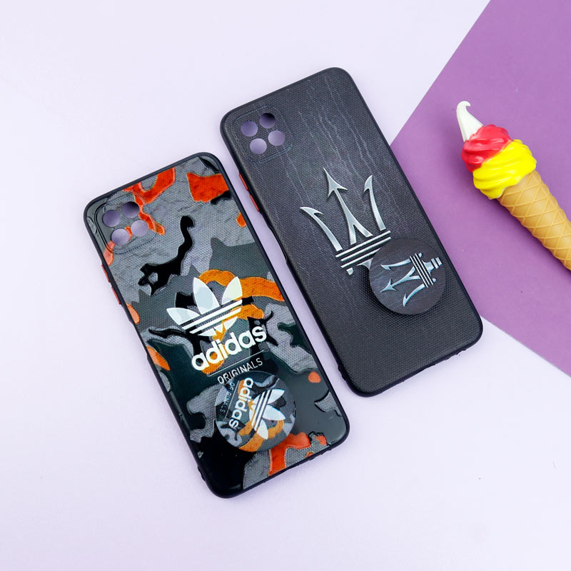 قاب فانتزی طرحدار پسرانه محافظ لنزدار + پاپ سوکت Samsung Galaxy A22 5G سری R