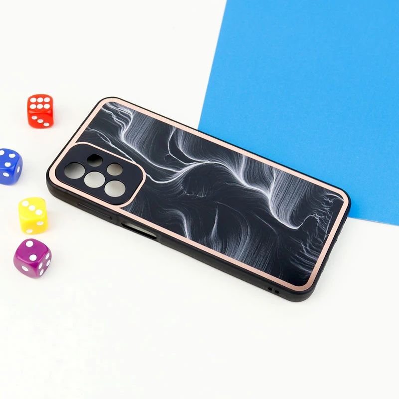 قاب محافظ لنزدار پشت گلسی طرحدار Samsung Galaxy A23 سری A