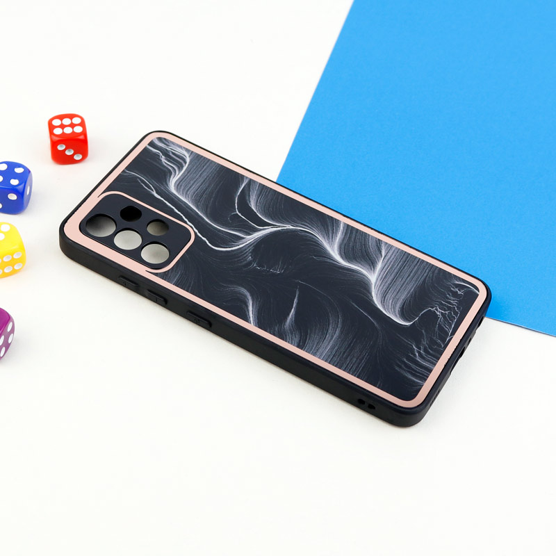 قاب محافظ لنزدار پشت گلسی طرحدار Samsung Galaxy A32 4G سری A