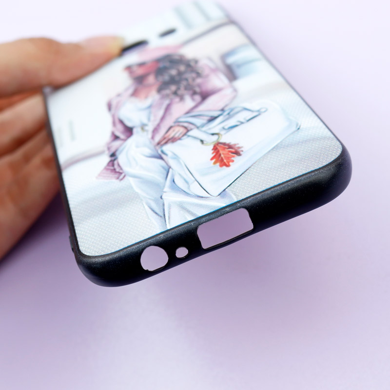 قاب فانتزی طرحدار دخترانه محافظ لنزدار + پاپ سوکت Samsung Galaxy A5 2017 سری R