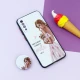 قاب فانتزی طرحدار دخترانه محافظ لنزدار + پاپ سوکت Samsung Galaxy A50 سری R