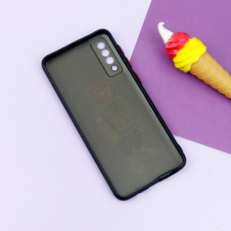 قاب فانتزی طرحدار پسرانه محافظ لنزدار + پاپ سوکت Samsung Galaxy A50 سری R