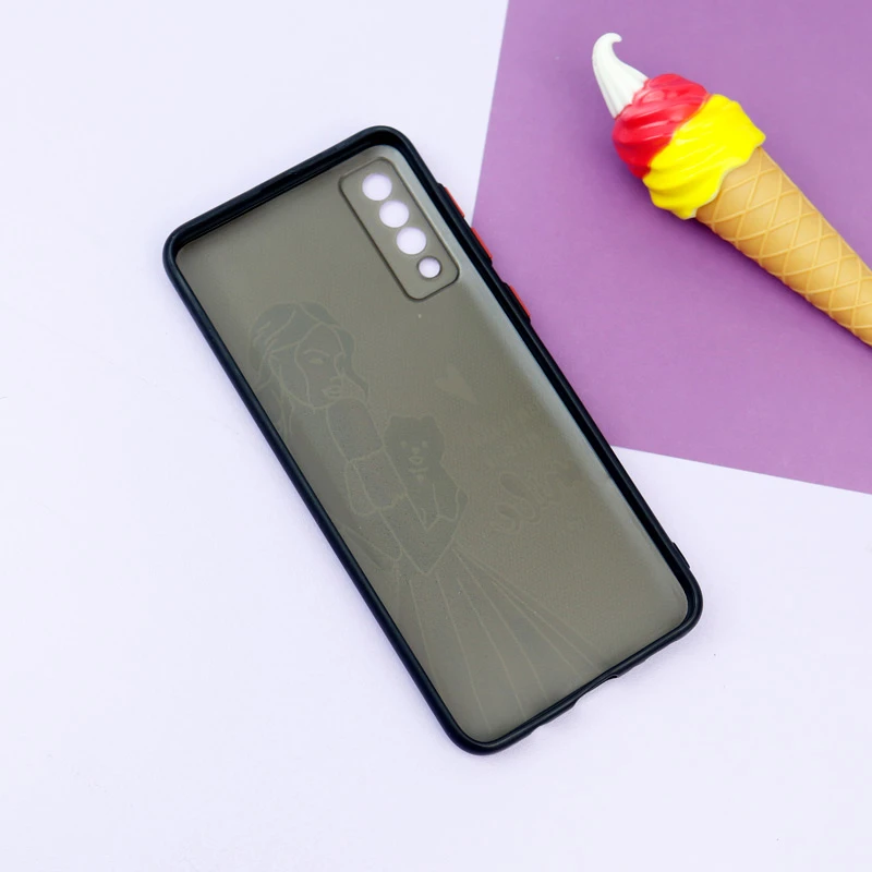 قاب فانتزی طرحدار دخترانه محافظ لنزدار + پاپ سوکت Samsung Galaxy A50 سری R
