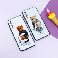 قاب فانتزی طرحدار پسرانه محافظ لنزدار + پاپ سوکت Samsung Galaxy A50 سری R