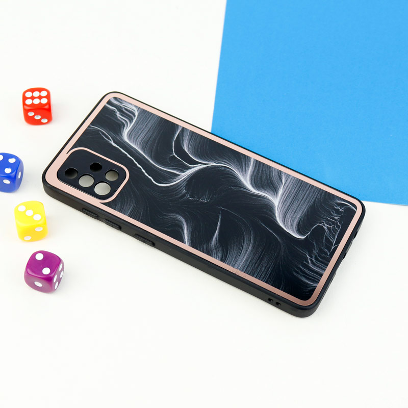 قاب محافظ لنزدار پشت گلسی طرحدار Samsung Galaxy A51 سری A