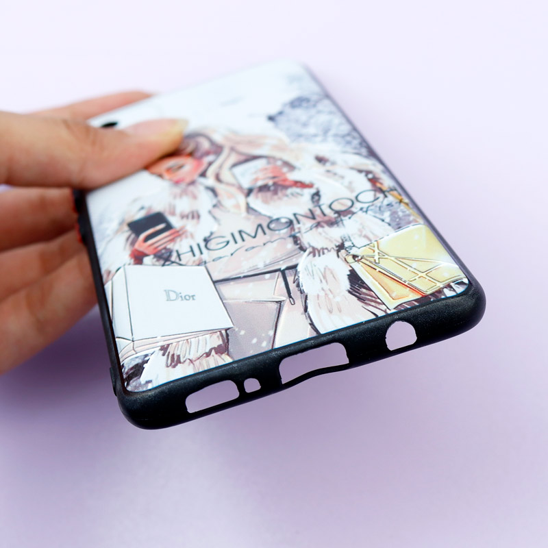 قاب فانتزی طرحدار دخترانه محافظ لنزدار + پاپ سوکت Samsung Galaxy A51 سری R