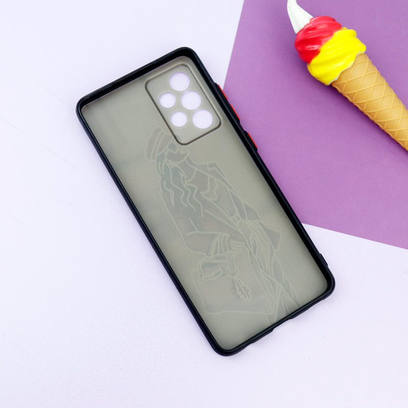 قاب فانتزی طرحدار دخترانه محافظ لنزدار + پاپ سوکت Samsung Galaxy A52 / A52s سری R