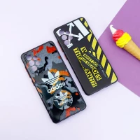 قاب فانتزی طرحدار پسرانه محافظ لنزدار + پاپ سوکت Samsung Galaxy A52 / A52s سری R