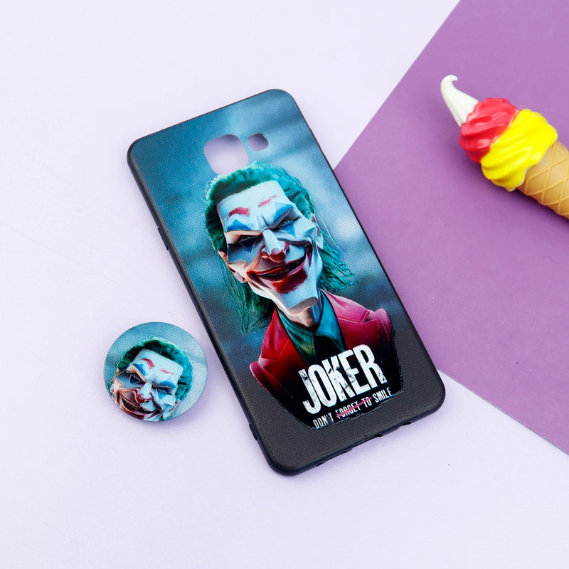 قاب فانتزی طرحدار پسرانه محافظ لنزدار + پاپ سوکت Samsung Galaxy A7 2016 سری R