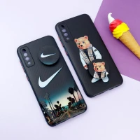 قاب فانتزی طرحدار پسرانه محافظ لنزدار + پاپ سوکت Samsung Galaxy A70 سری R