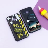 قاب فانتزی طرحدار پسرانه محافظ لنزدار + پاپ سوکت Samsung Galaxy J1 Ace سری R