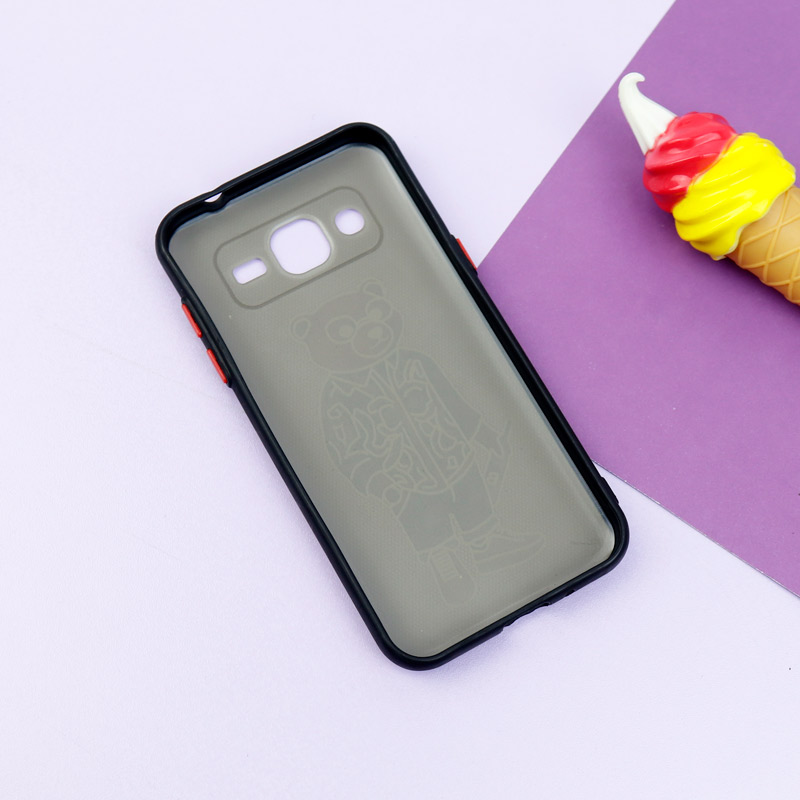 قاب فانتزی طرحدار پسرانه محافظ لنزدار + پاپ سوکت Samsung Galaxy J2 سری R