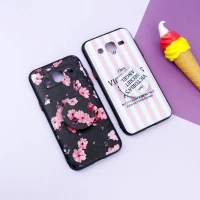 قاب فانتزی طرحدار دخترانه محافظ لنزدار + پاپ سوکت Samsung Galaxy J2 سری R