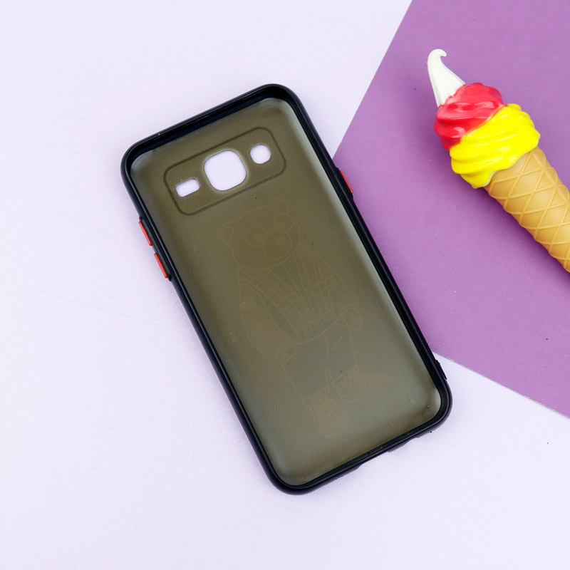 قاب فانتزی طرحدار پسرانه محافظ لنزدار + پاپ سوکت Samsung Galaxy J5 سری R