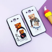 قاب فانتزی طرحدار پسرانه محافظ لنزدار + پاپ سوکت Samsung Galaxy J5 سری R