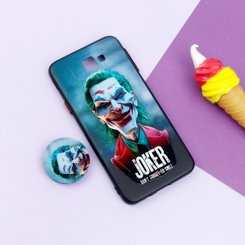 قاب فانتزی طرحدار پسرانه محافظ لنزدار + پاپ سوکت Samsung Galaxy J5 Prime سری R
