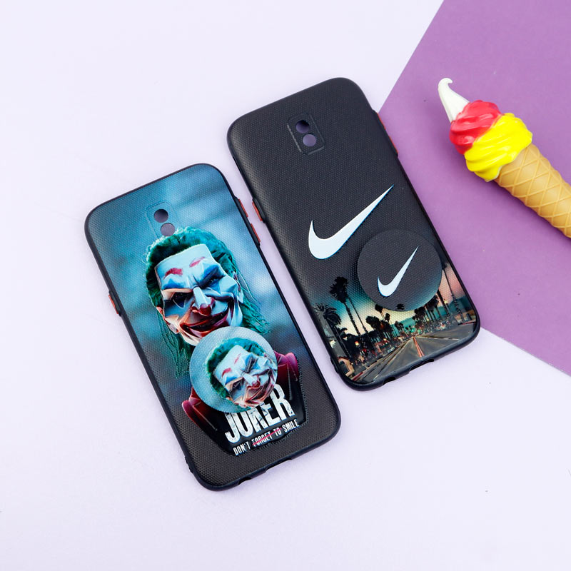 قاب فانتزی طرحدار پسرانه محافظ لنزدار + پاپ سوکت Samsung Galaxy J5 Pro سری R