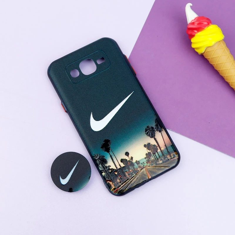 قاب فانتزی طرحدار پسرانه محافظ لنزدار + پاپ سوکت Samsung Galaxy J7 سری R