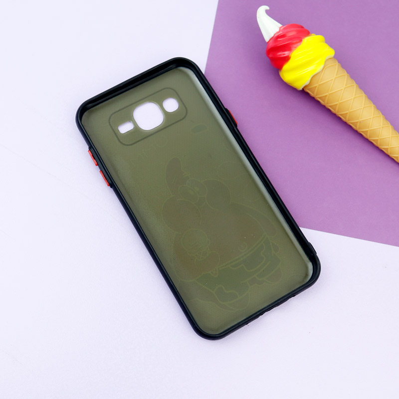 قاب فانتزی طرحدار دخترانه محافظ لنزدار + پاپ سوکت Samsung Galaxy J7 سری R
