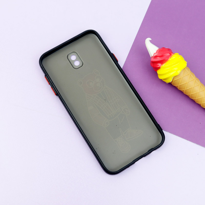 قاب فانتزی طرحدار پسرانه محافظ لنزدار + پاپ سوکت Samsung Galaxy J7 Pro سری R
