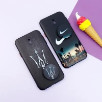 قاب فانتزی طرحدار پسرانه محافظ لنزدار + پاپ سوکت Samsung Galaxy J7 Pro سری R