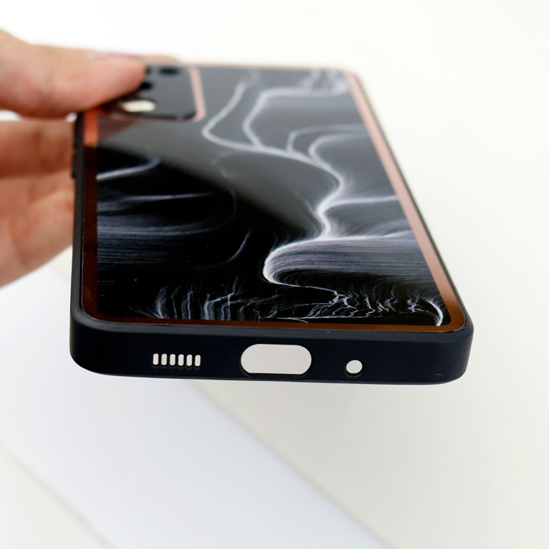 قاب محافظ لنزدار پشت گلسی طرحدار Samsung Galaxy S20 FE سری A