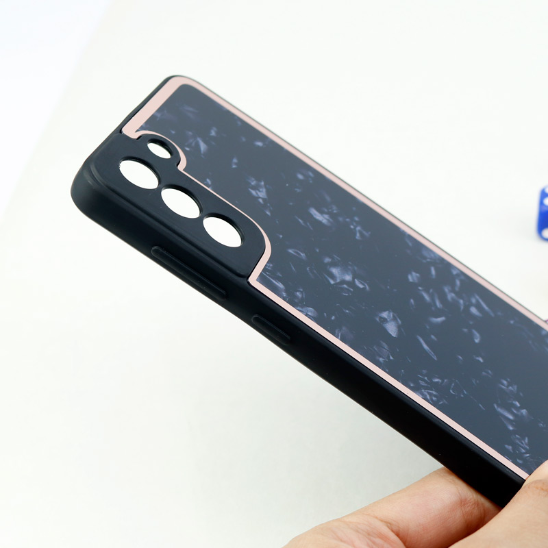 قاب محافظ لنزدار پشت گلسی طرحدار Samsung Galaxy S21 FE 5G سری A