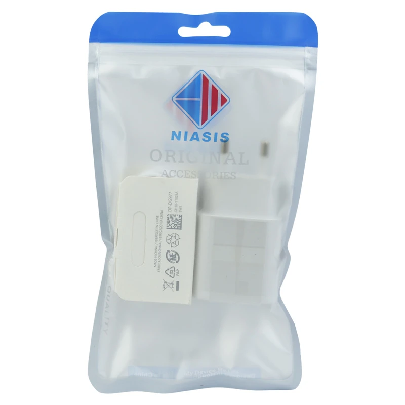 شارژر دیواری 25 وات سامسونگ Note 10 EP-TA800 PD 3A شرینک + کابل تبدیل تایپ سی