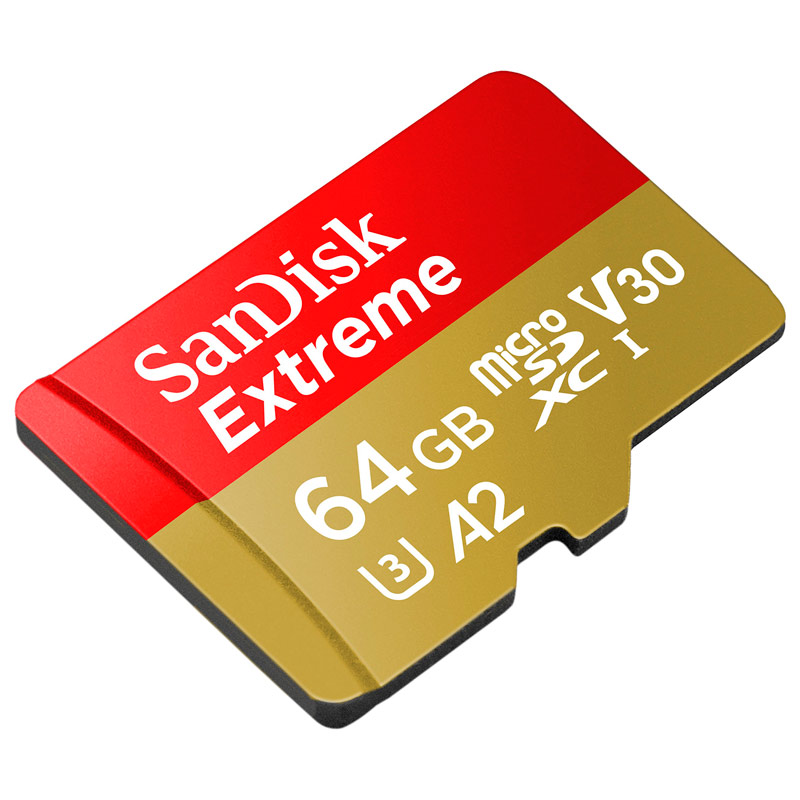 رم میکرو 64 گیگ سن دیسک SanDisk Extreme A2 V30 U3 C10 160MB/s