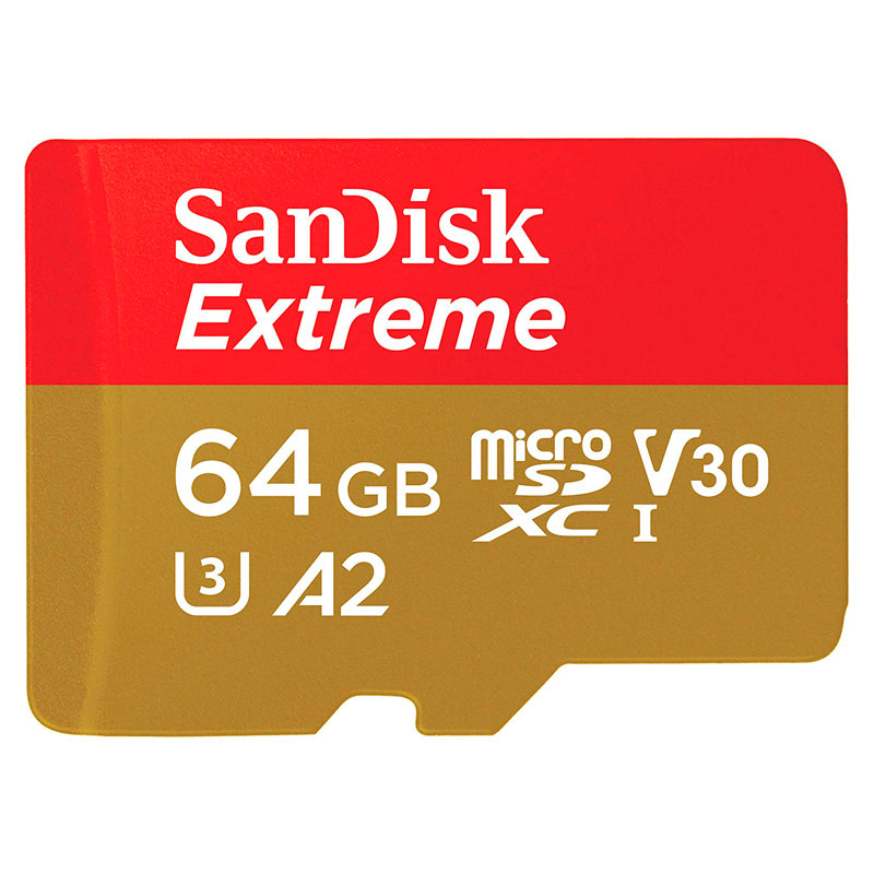 رم میکرو 64 گیگ سن دیسک SanDisk Extreme A2 V30 U3 C10 160MB/s