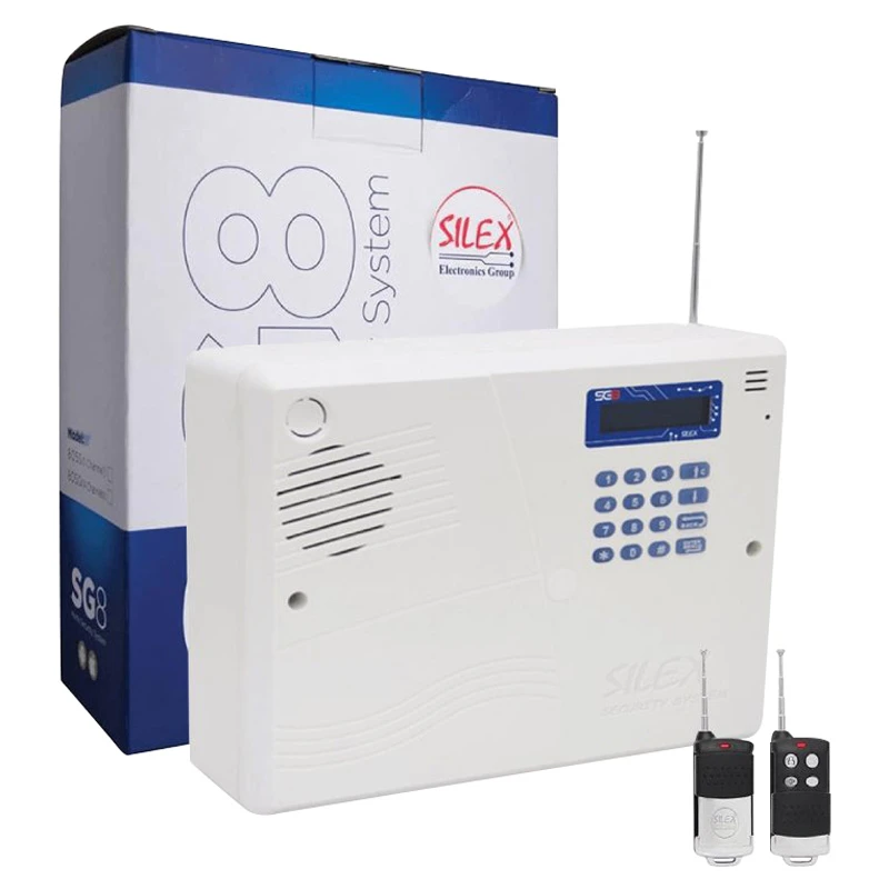 دزدگیر اماکن سیم کارتی و تلفن ثابت سایلکس Silex SG8