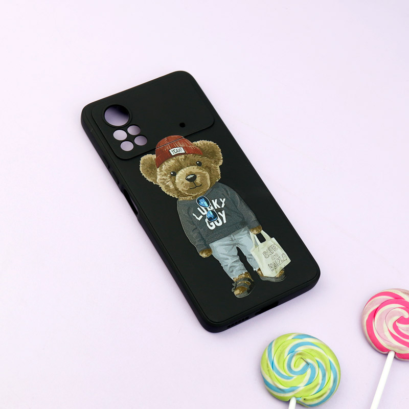 قاب سیلیکونی طرحدار مات محافظ لنزدار Xiaomi Poco X4 Pro 5G