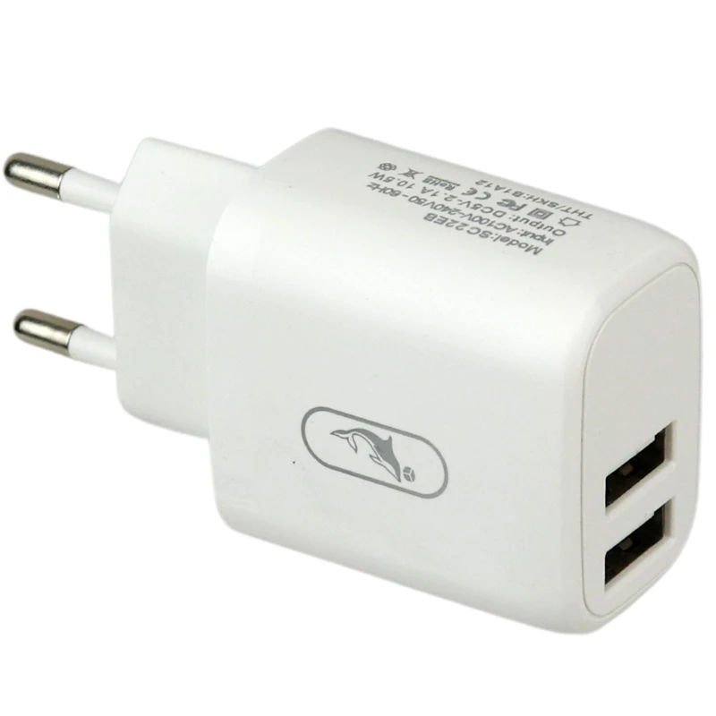 کلگی فست شارژ SkyDolphin SC22EB 2Port 2.1A 10.5W